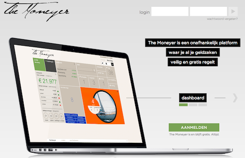 the moneyer landing page